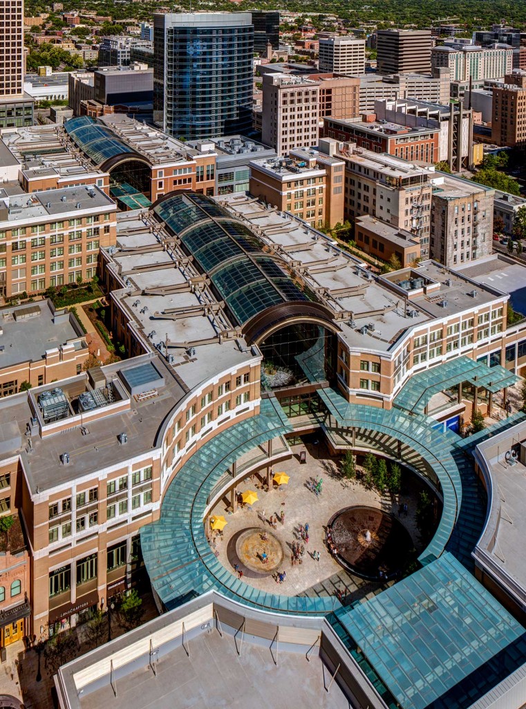 Hidden Mechanical Systems on Rooftop, City Creek Center. Courtesy of Alan Blakely
