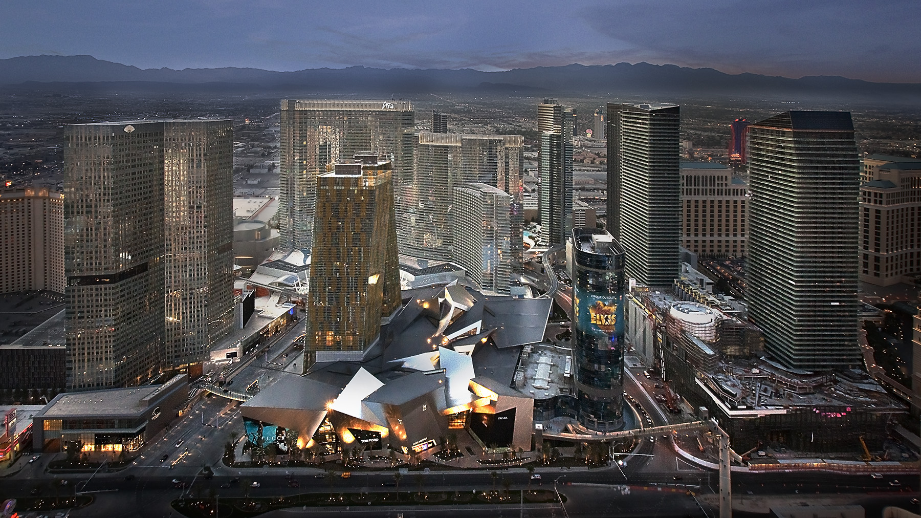 Exteriors Of MGM Mirage's CityCenter In Las Vegas